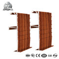 wood grain aluminum door bar threshold extrusion profile
